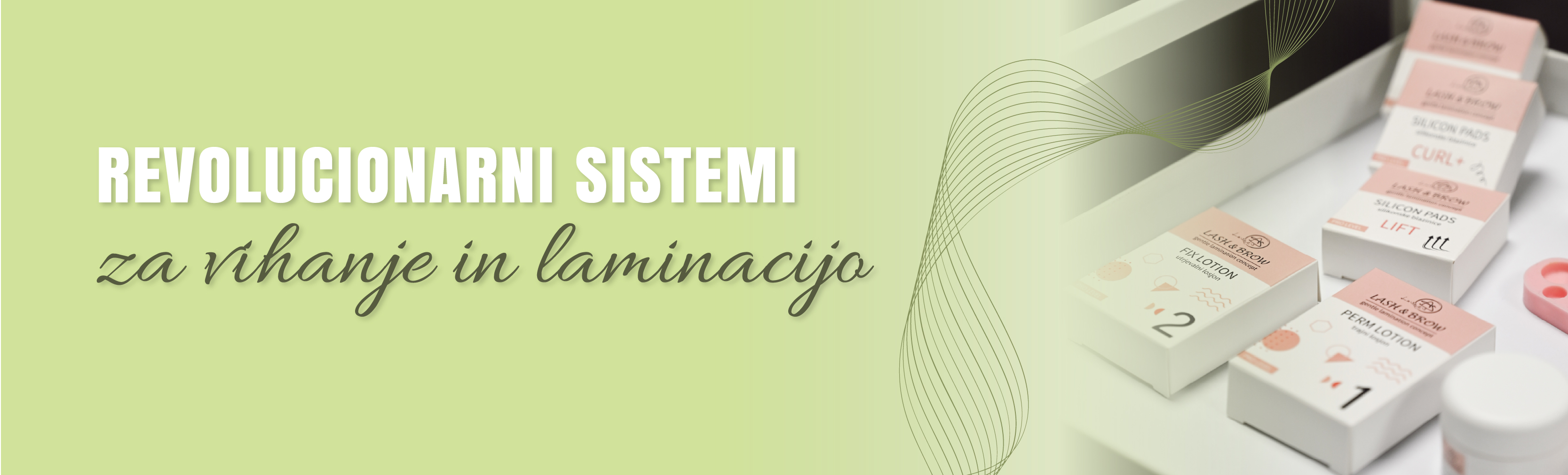 Izdelki za vihanje in laminacijo