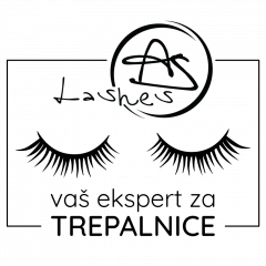 Logotip za AS-Lashes stilistke in stiliste