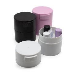 Adhesive storage container